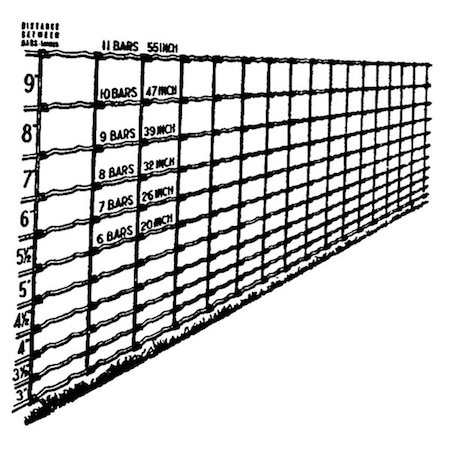 Mazeland Field Fence Ht 47 in. x 12.5 Gauge 805F1047HT